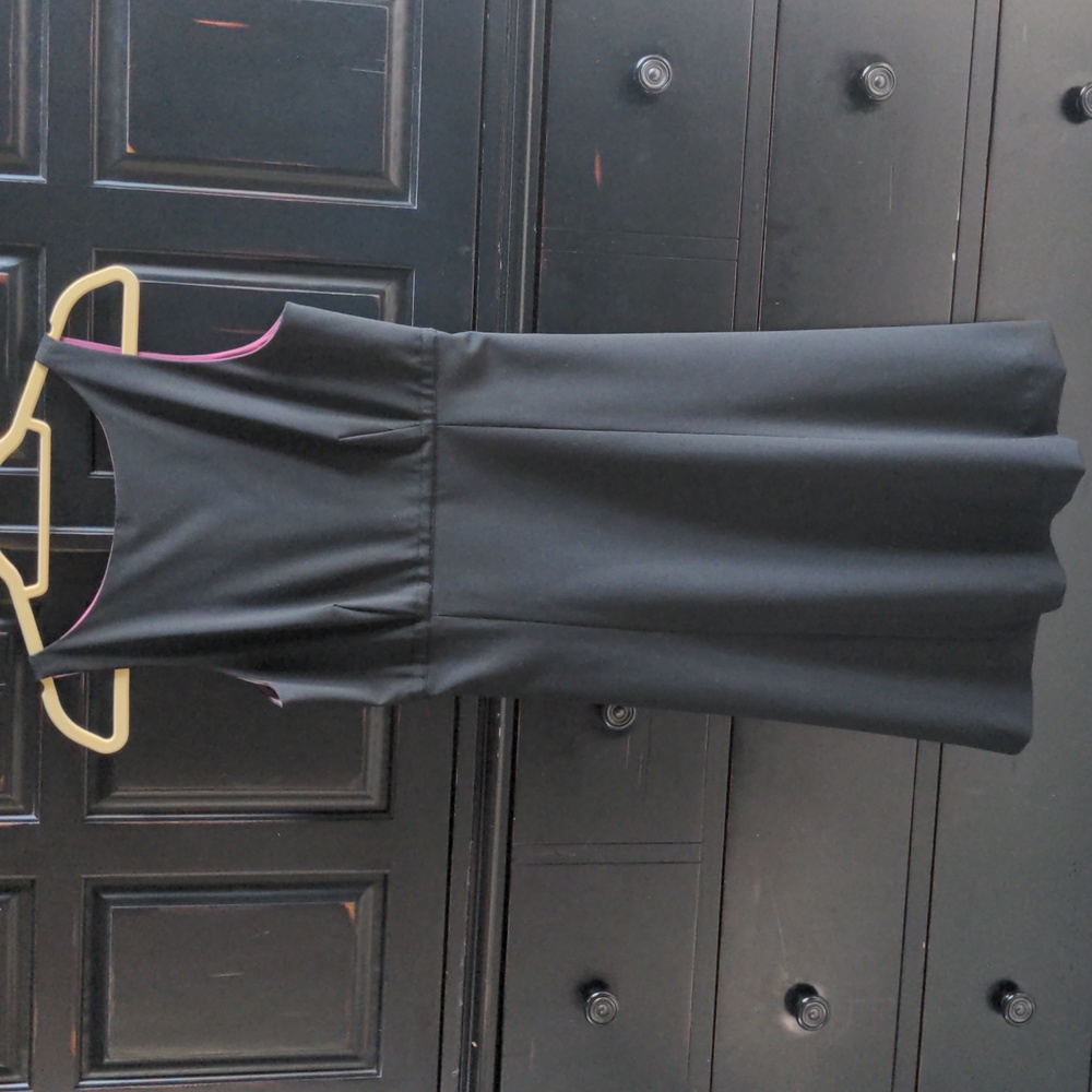 Black GAP lined shift suit dress